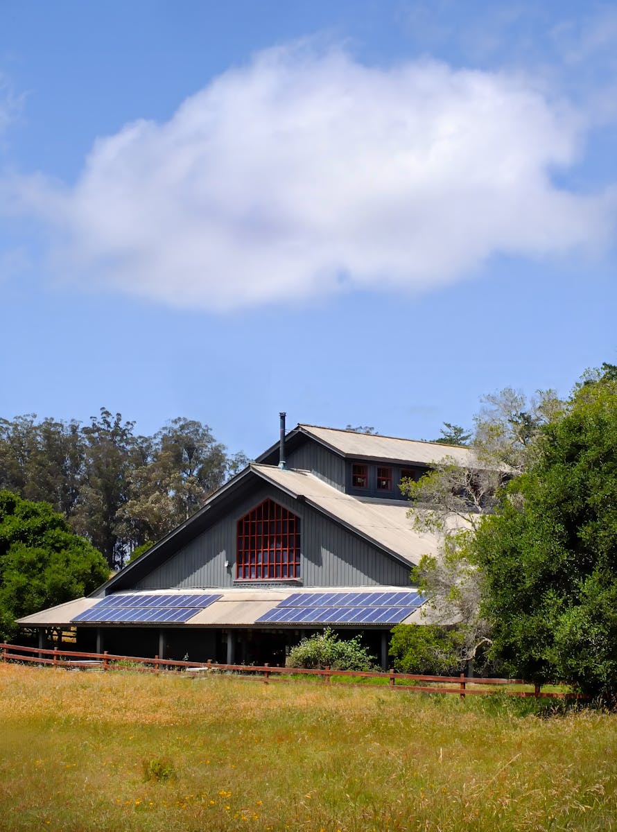 320 kW combined re-roof and PV on a Cheshire dairy farm