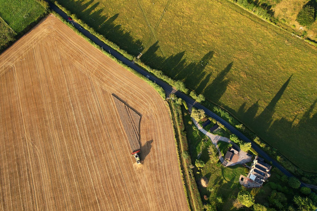 solar panels for farm buildings — typical install